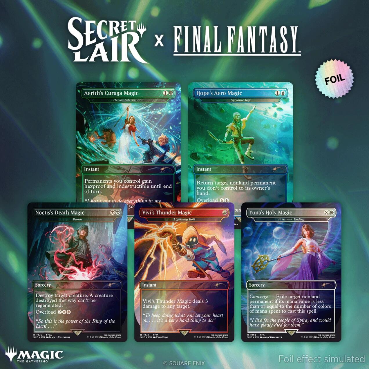 Secret Lair x FINAL FANTASY (Grimoire - Rainbow Foil Edition) | Local Legends