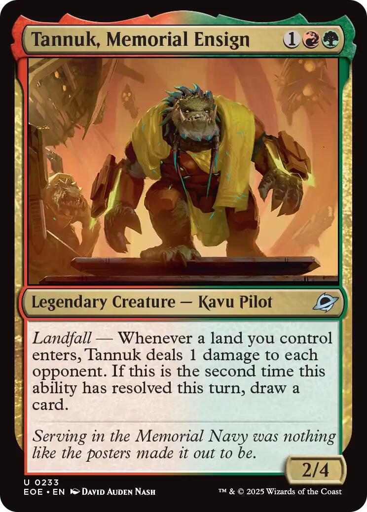 Tannuk, Memorial Ensign | Local Legends