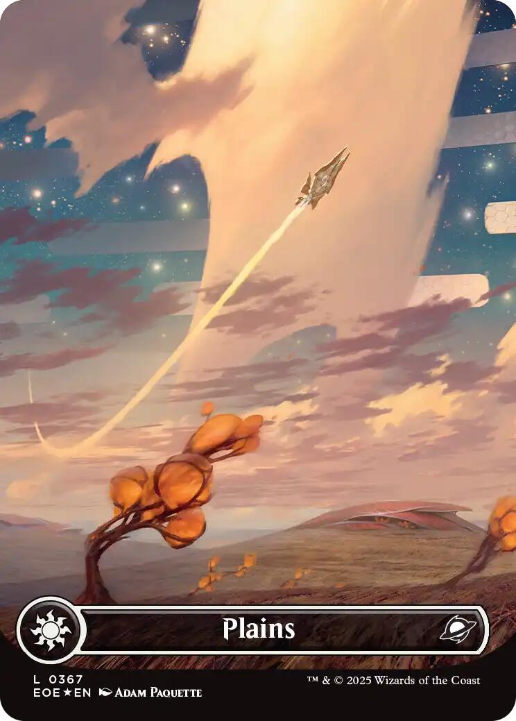 Plains (0367) (Borderless) (Galaxy Foil) | Local Legends