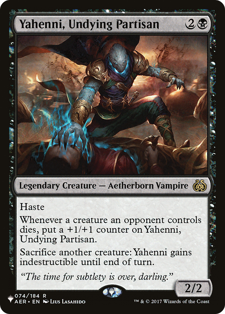 Yahenni, Undying Partisan [The List] | Local Legends