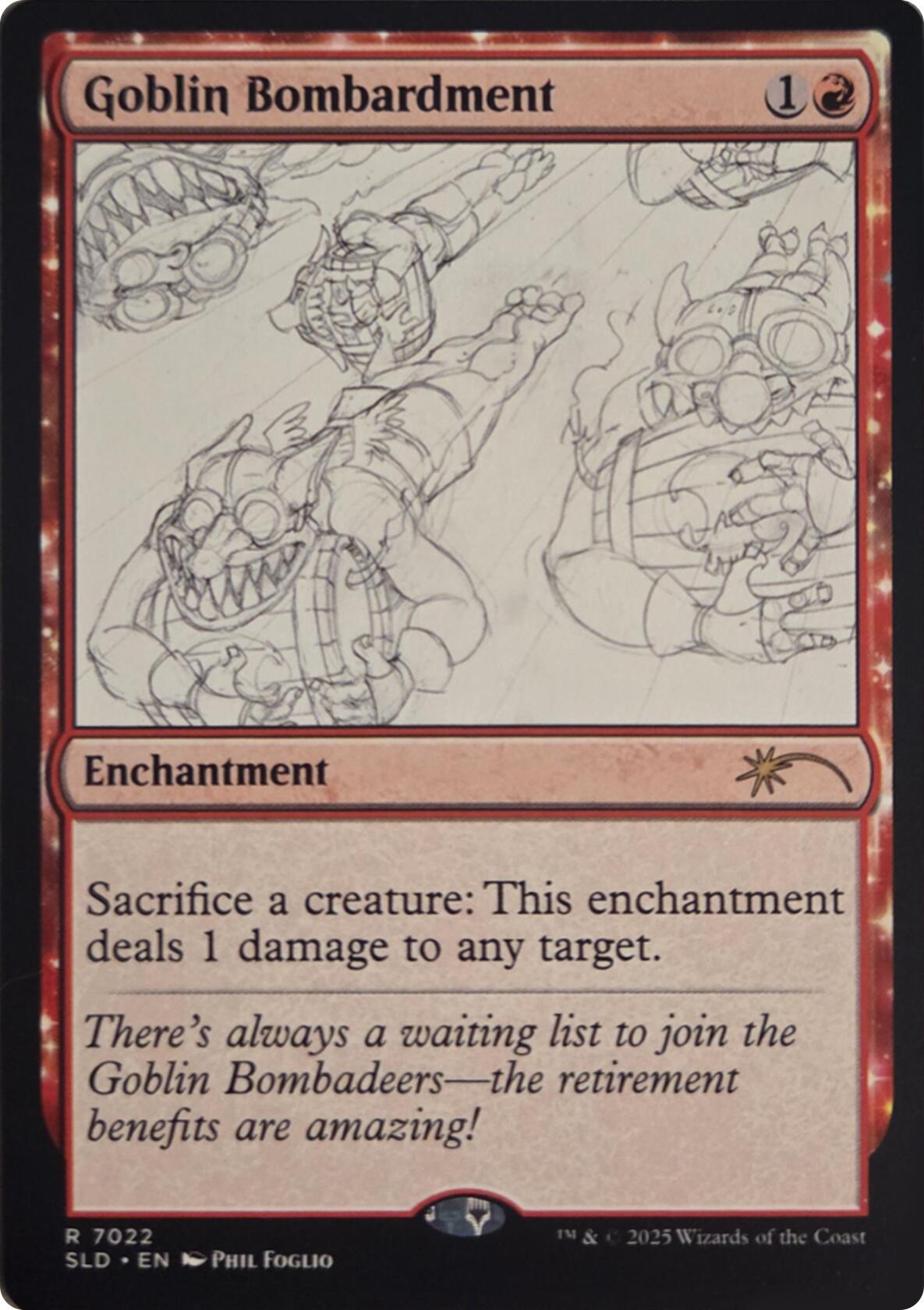 Goblin Bombardment (7022) [Secret Lair Drop Series] | Local Legends