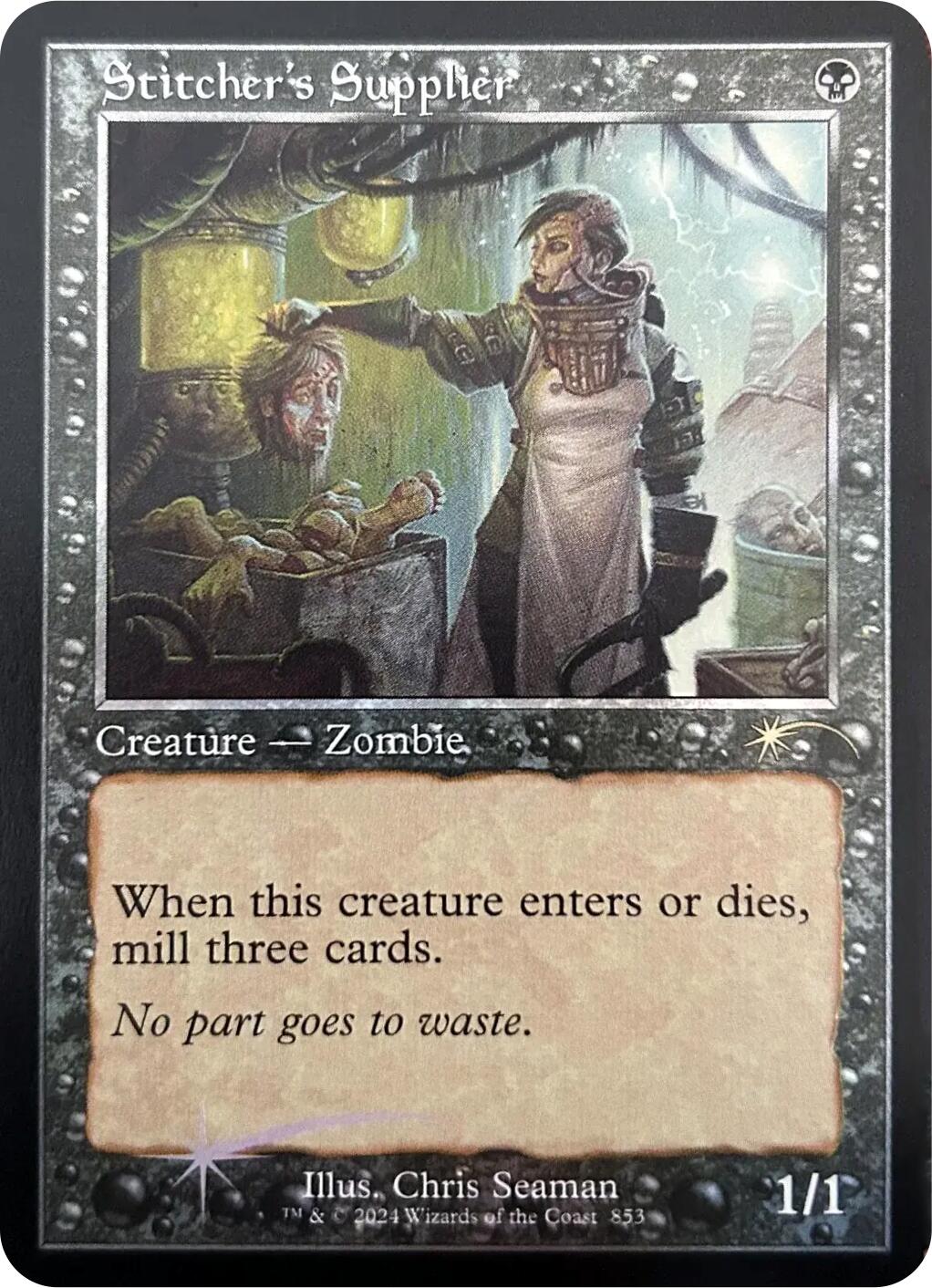 Stitcher's Supplier (Retro Frame) [Secret Lair Drop Series] | Local Legends