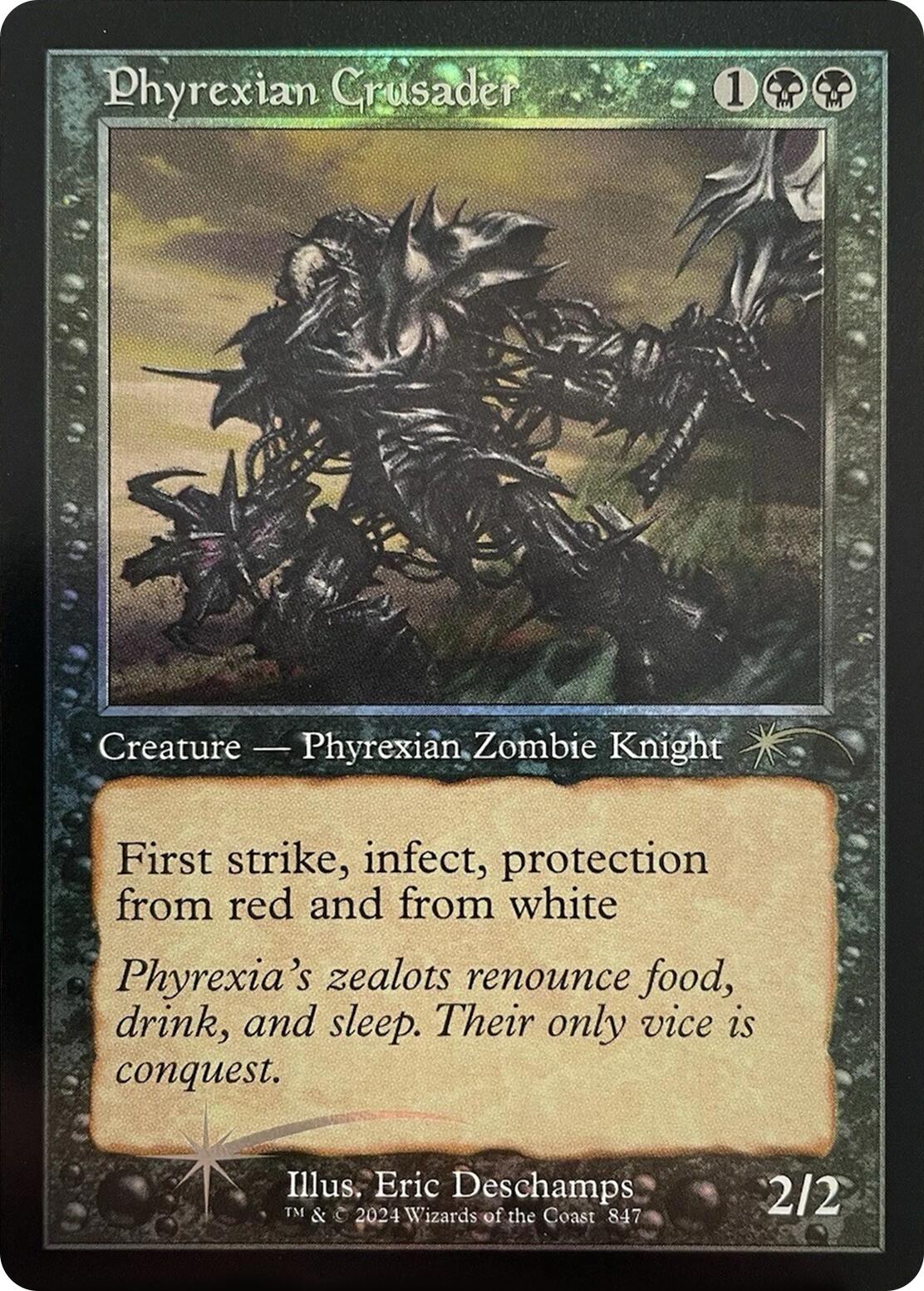 Phyrexian Crusader (Retro Frame) [Secret Lair Drop Series] | Local Legends
