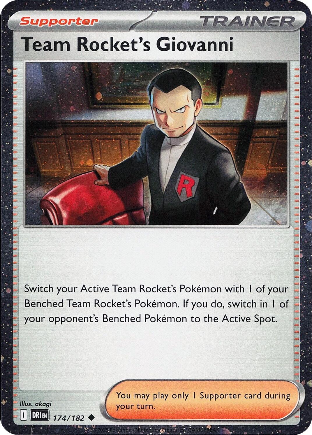 Team Rocket's Giovanni (174/182) (Cosmos Holo) [Miscellaneous Cards] | Local Legends