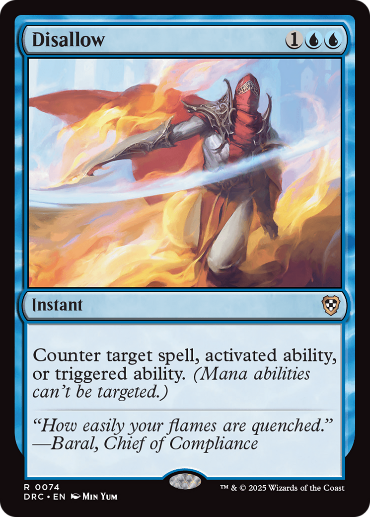 Disallow [Aetherdrift Commander] | Local Legends
