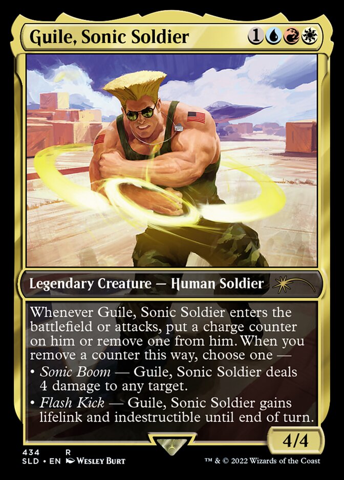 Guile, Sonic Soldier [Secret Lair Drop Series] | Golgari Games