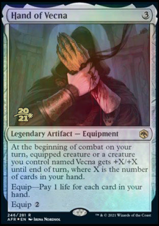 Hand of Vecna [Dungeons & Dragons: Adventures in the Forgotten Realms Prerelease Promos] | Local Legends