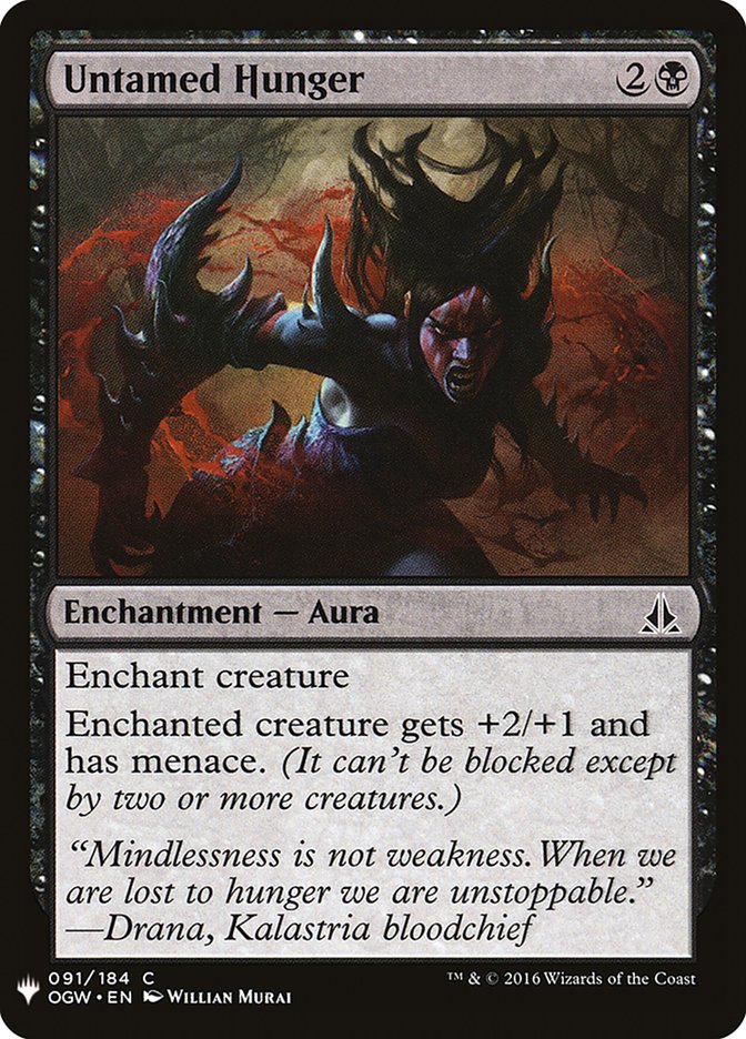 Untamed Hunger [Mystery Booster] | Local Legends