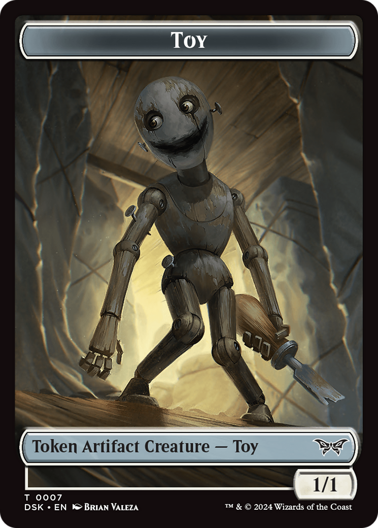Toy // Manifest Double-Sided Token [Duskmourn: House of Horror Tokens] | Local Legends
