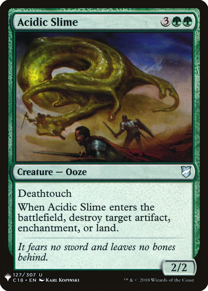 Acidic Slime [Mystery Booster] | Golgari Games