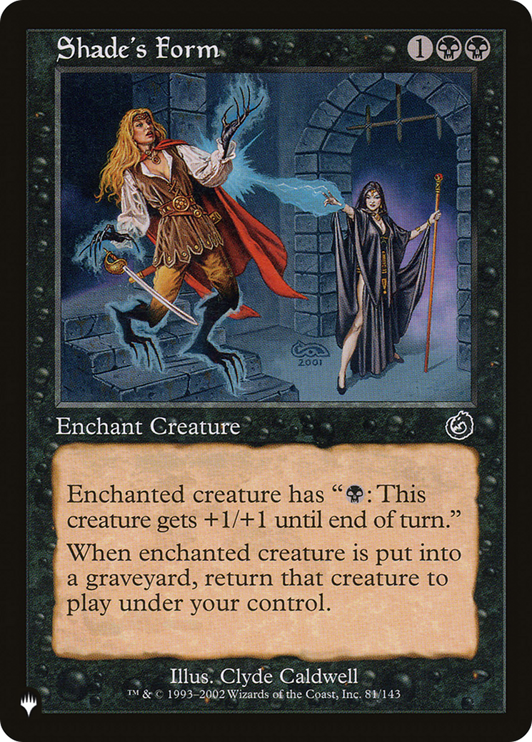 Shade's Form [The List] | Local Legends