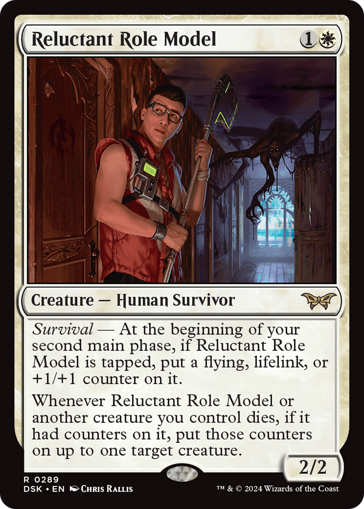 Reluctant Role Model (0289) [Duskmourn: House of Horror] | Golgari Games