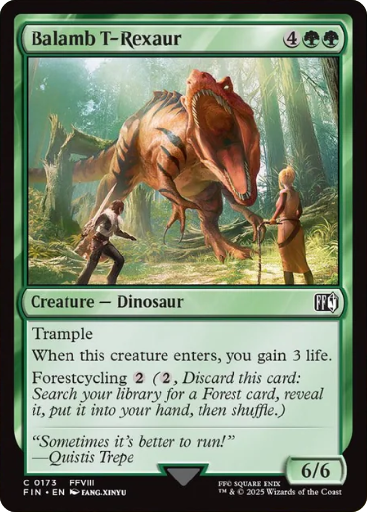 Balamb T-Rexaur [FINAL FANTASY] | Local Legends