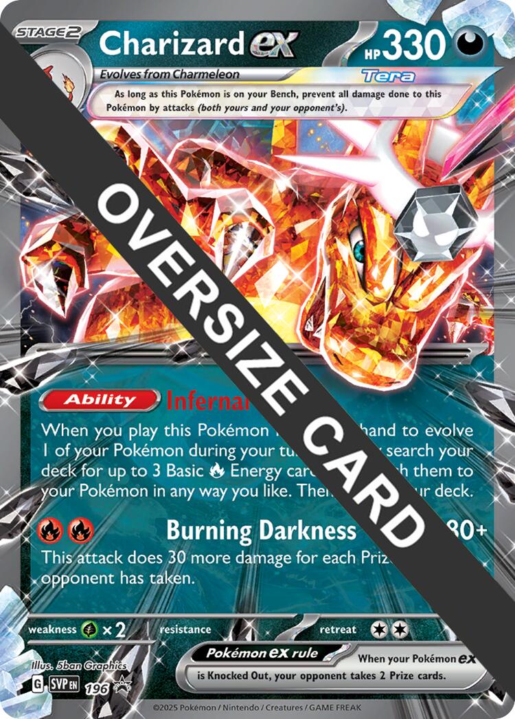 Charizard EX (196) (Jumbo Card) [Scarlet & Violet: Black Star Promos] | Local Legends