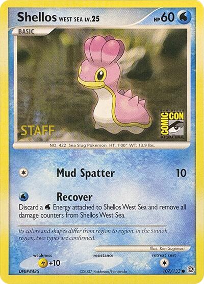 Shellos West Sea (107/132) (SDCC 2007 Staff) [Miscellaneous Cards] | Local Legends