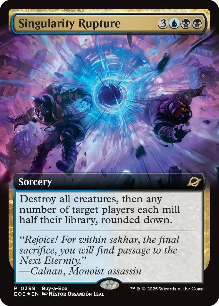 Singularity Rupture (Extended Art) (Buy-A-Box) [Edge of Eternities] | Local Legends