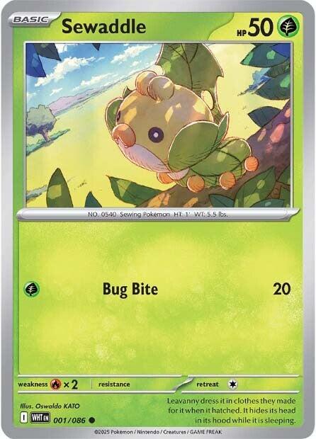 Sewaddle (001/086) [Scarlet & Violet: White Flare] | Local Legends
