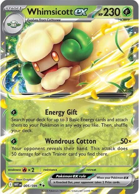 Whimsicott ex (005/086) [Scarlet & Violet: White Flare] | Local Legends