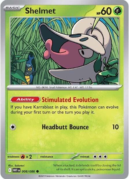 Shelmet (008/086) [Scarlet & Violet: White Flare] | Local Legends