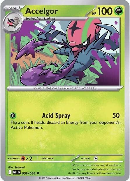 Accelgor (009/086) [Scarlet & Violet: White Flare] | Local Legends