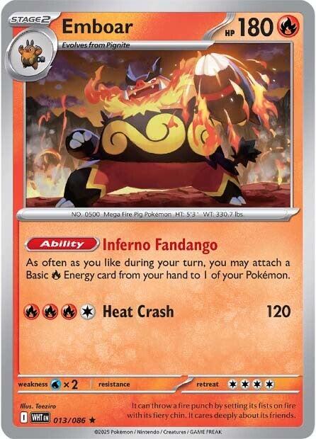 Emboar (013/086) [Scarlet & Violet: White Flare] | Local Legends