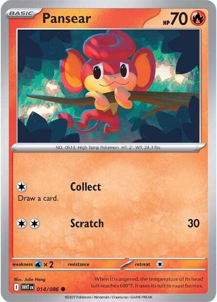 Pansear (014/086) [Scarlet & Violet: White Flare] | Local Legends