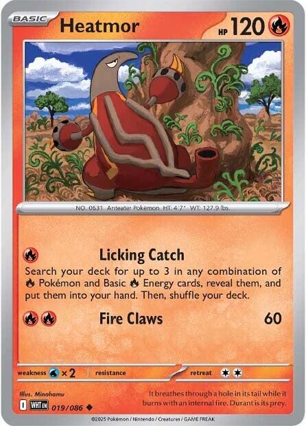 Heatmor (019/086) [Scarlet & Violet: White Flare] | Local Legends