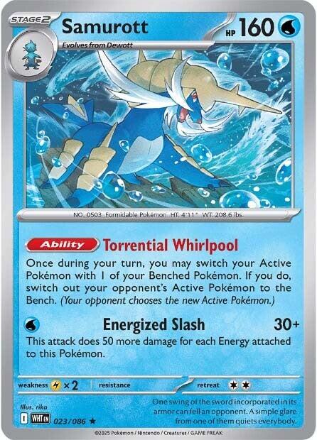 Samurott (023/086) [Scarlet & Violet: White Flare] | Local Legends