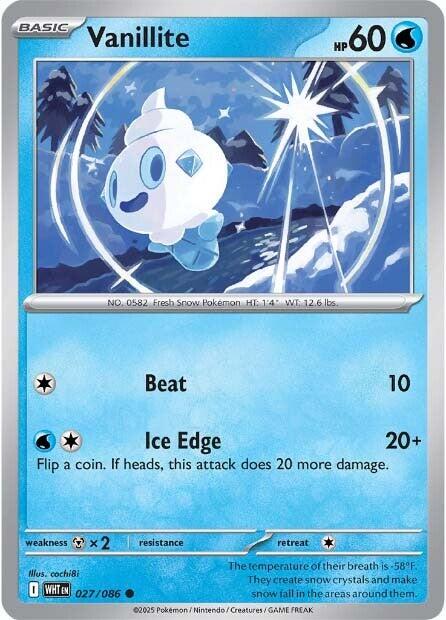 Vanillite (027/086) [Scarlet & Violet: White Flare] | Local Legends
