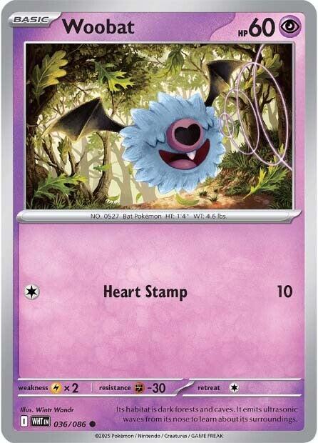 Woobat (036/086) [Scarlet & Violet: White Flare] | Local Legends