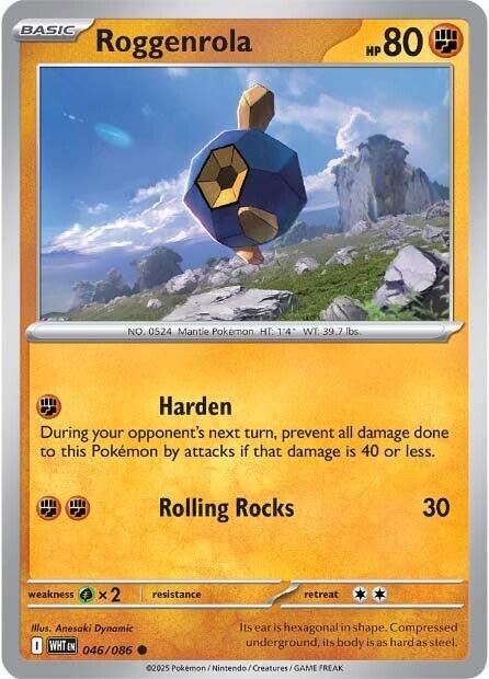Roggenrola (046/086) [Scarlet & Violet: White Flare] | Local Legends