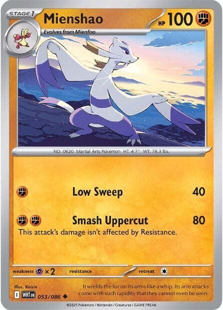 Mienshao (053/086) [Scarlet & Violet: White Flare] | Local Legends