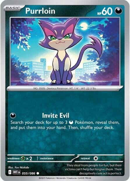 Purrloin (055/086) [Scarlet & Violet: White Flare] | Local Legends