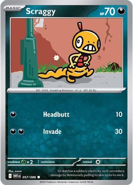 Scraggy (057/086) [Scarlet & Violet: White Flare] | Local Legends