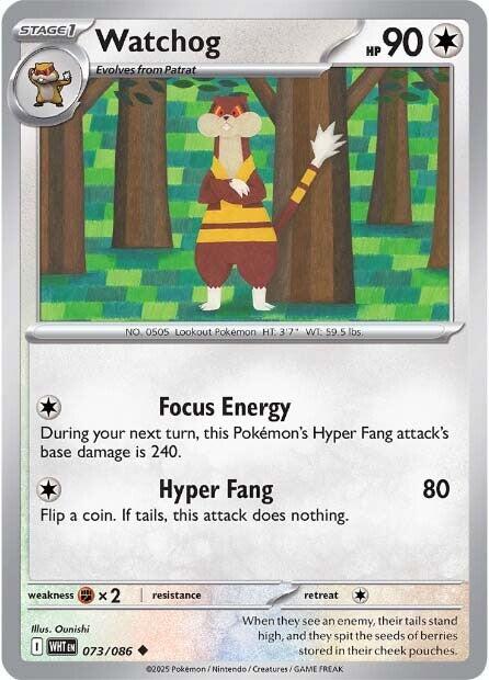 Watchog (073/086) [Scarlet & Violet: White Flare] | Local Legends