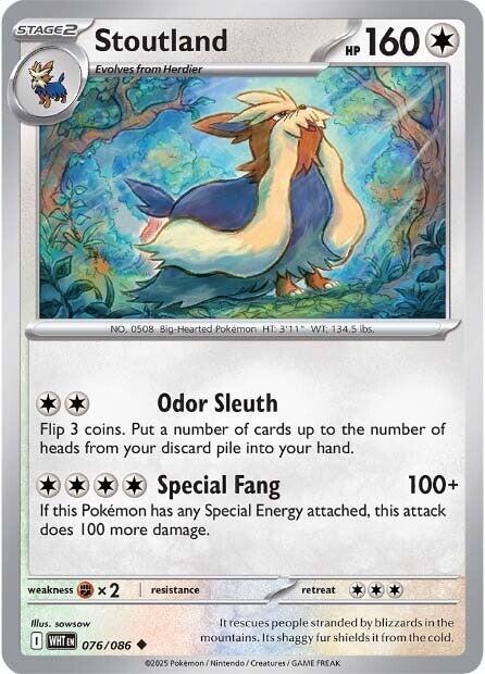 Stoutland (076/086) [Scarlet & Violet: White Flare] | Local Legends