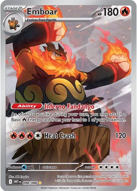 Emboar (098/086) [Scarlet & Violet: White Flare] | Local Legends