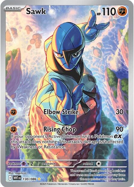 Sawk (130/086) [Scarlet & Violet: White Flare] | Local Legends