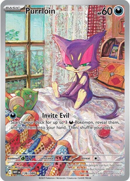 Purrloin (136/086) [Scarlet & Violet: White Flare] | Local Legends