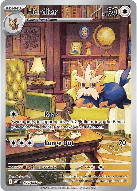 Herdier (155/086) [Scarlet & Violet: White Flare] | Local Legends