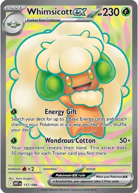 Whimsicott ex (157/086) [Scarlet & Violet: White Flare] | Local Legends