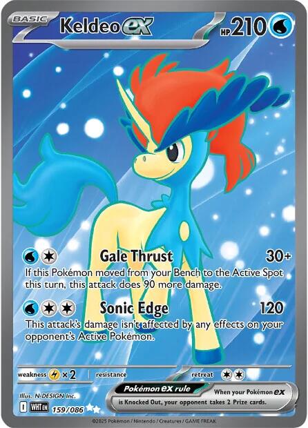 Keldeo ex (159/086) [Scarlet & Violet: White Flare] | Local Legends