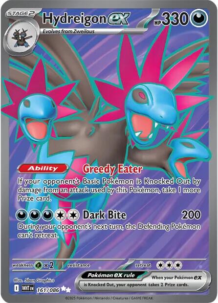 Hydreigon ex (161/086) [Scarlet & Violet: White Flare] | Local Legends