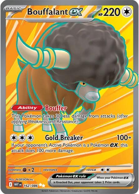 Bouffalant ex (162/086) [Scarlet & Violet: White Flare] | Local Legends