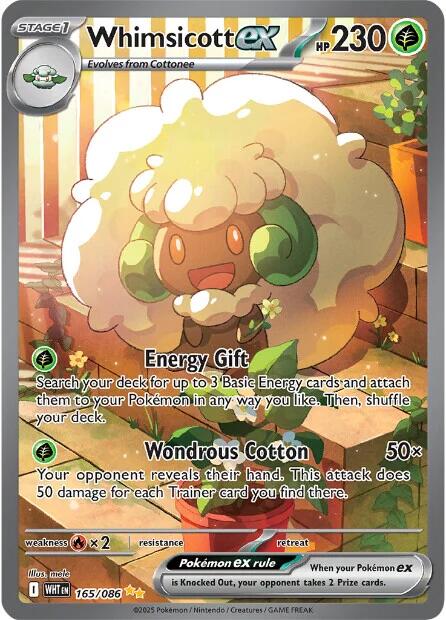 Whimsicott ex (165/086) [Scarlet & Violet: White Flare] | Local Legends