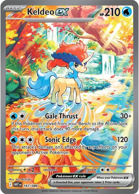 Keldeo ex (167/086) [Scarlet & Violet: White Flare] | Local Legends