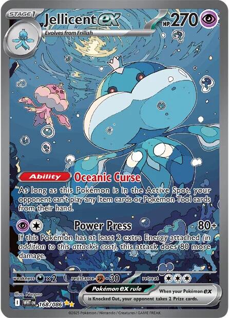 Jellicent ex (168/086) [Scarlet & Violet: White Flare] | Local Legends
