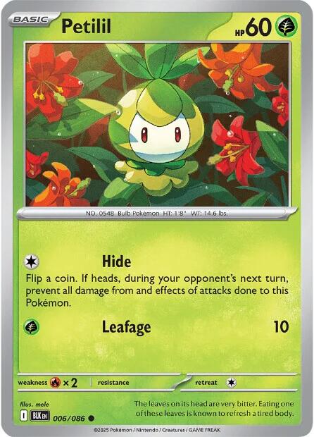 Petilil (006/086) [Scarlet & Violet: Black Bolt] | Local Legends