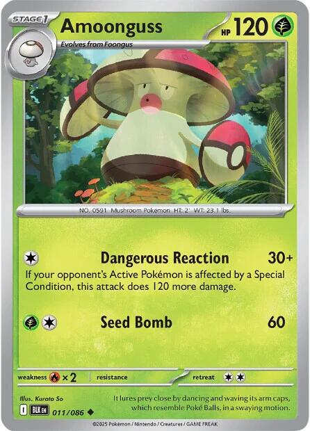 Amoonguss (011/086) [Scarlet & Violet: Black Bolt] | Local Legends