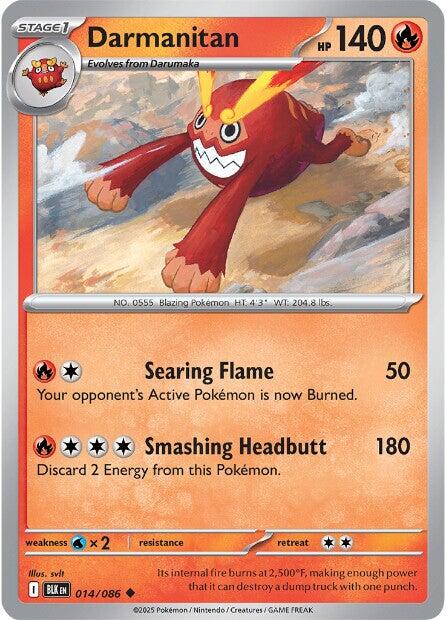 Darmanitan (014/086) [Scarlet & Violet: Black Bolt] | Local Legends